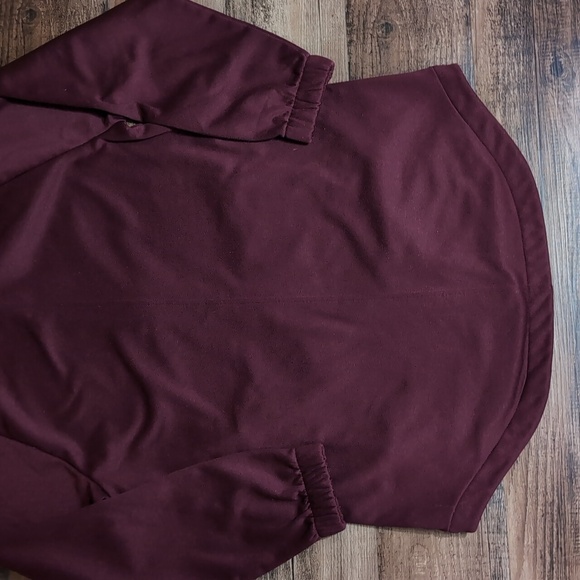 The North Face Jazzer Full Zip Extra Long Hoodie Size Medium in Oxblood Crimson - Picture 9 of 11